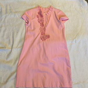 Lily Pulitzer flower embellished polo dress!